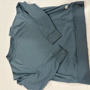 Women Vuori Slate Blue Halo Crew Top